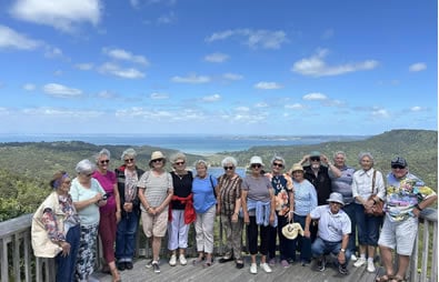 22 februarie 2025 - Clubul Seniorilor - Excursie la Titirangi si Cornwallis Beach