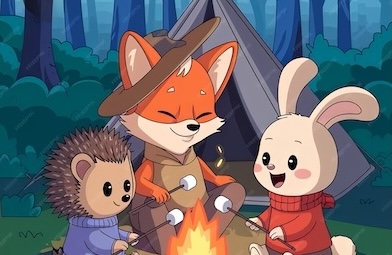 10 august 2025 - La Povești - Dimineața de august cu marshmallows la foc